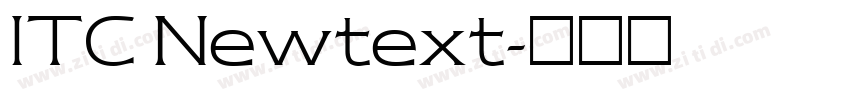 ITC Newtext字体转换